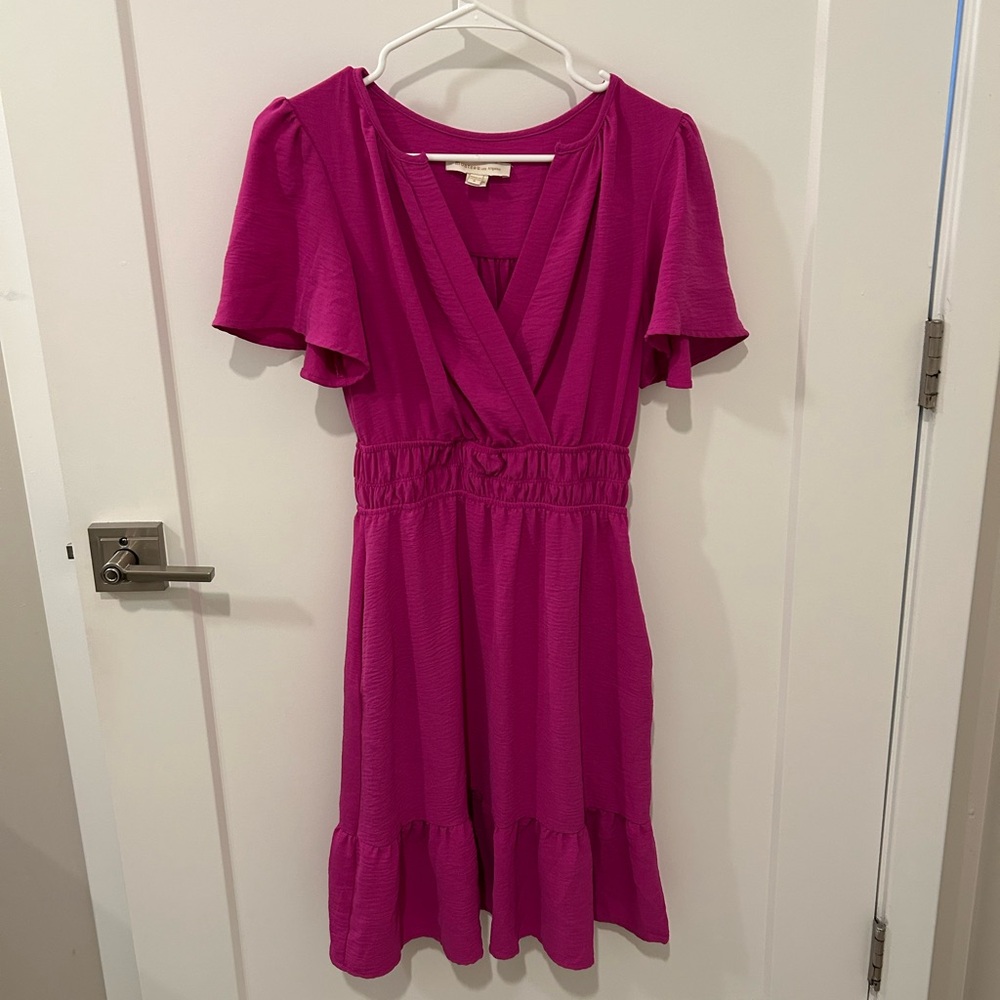 Monteau Los Angeles Magenta Dress
